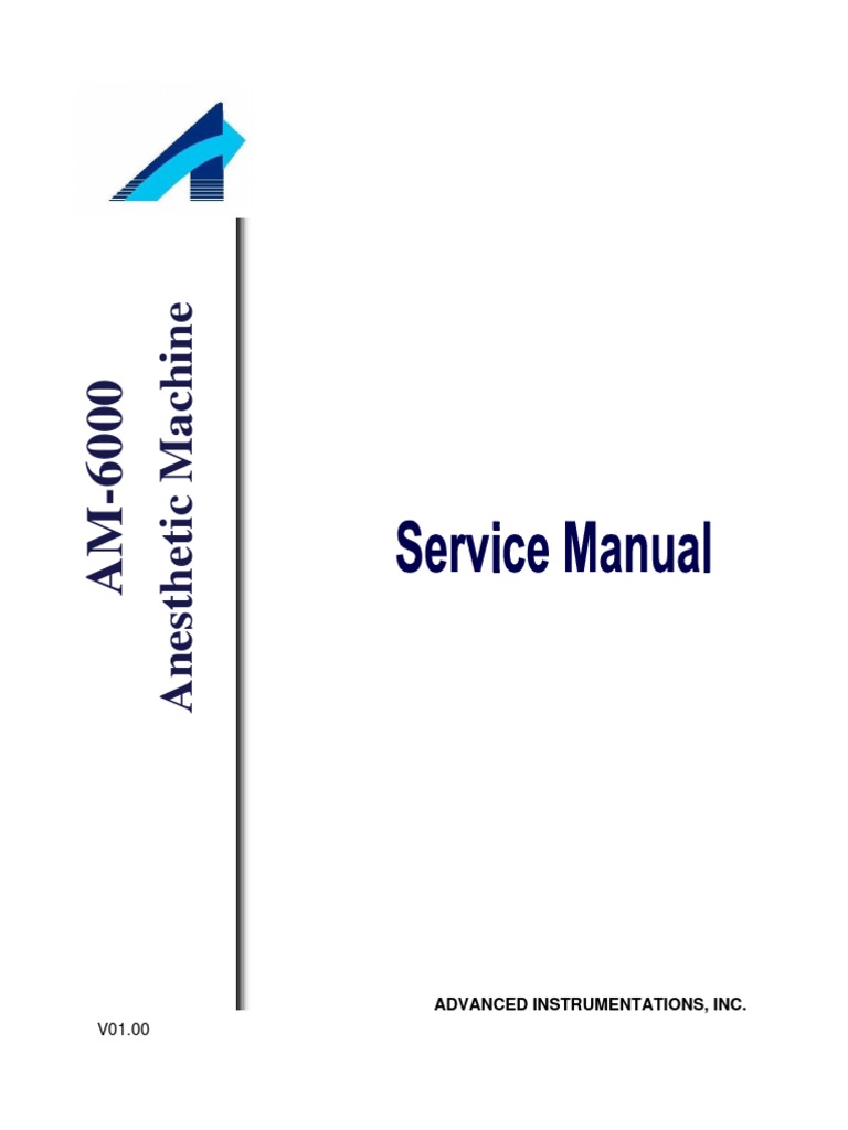 Maquina de Anestesia Advanced AM 6000 | PDF | Breathing | Anesthesia