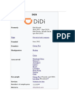 Formerly: Didi Kuaidi (Feb 2015 - Sept 2015) Didi Dache, Kuaidi Dache (Pre-Feb 2015)