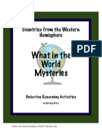 What in The World Mysteries: Countries From The Western Hemisphere