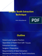 Simple Tooth Extraction Technique: Amin Abusallamah