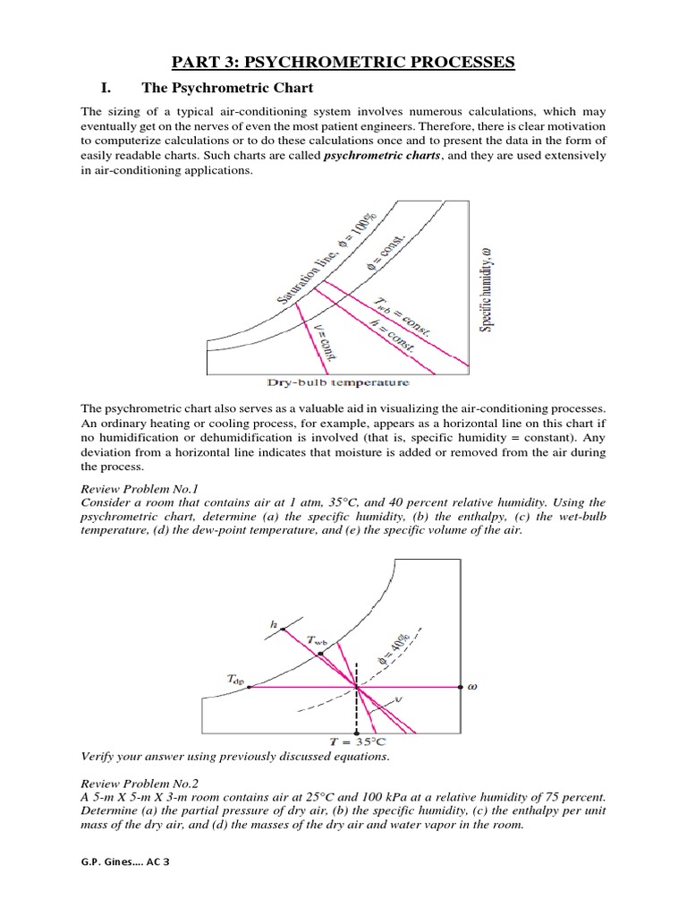 AC Part 3 PDF Air Conditioning Relative Humidity