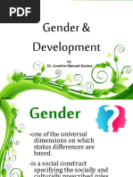 Gender & Development: by Dr. Joseline Manuel-Santos