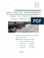 Environment and Climate Course Report on Wastewater Management