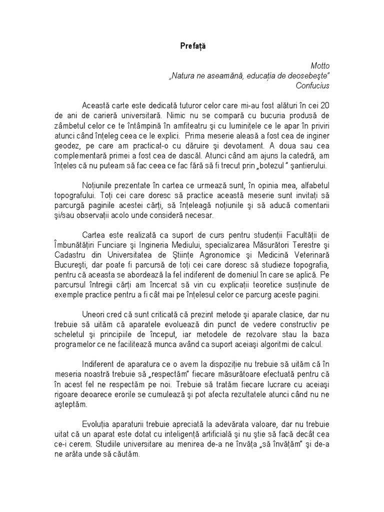 Carte Topografie-MANEA RALUCA | PDF