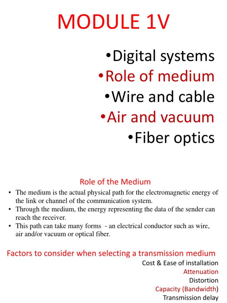 Open Module V PDF Coaxial Cable Transmission Medium