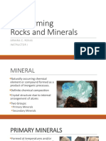 Soil Forming Rocks and Minerals: Armira C. Roxas Instructor I