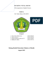 Checking Vital Signs: To Fulfill Assignments in English Courses