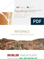 A Review Presentation for Project Aguahoja