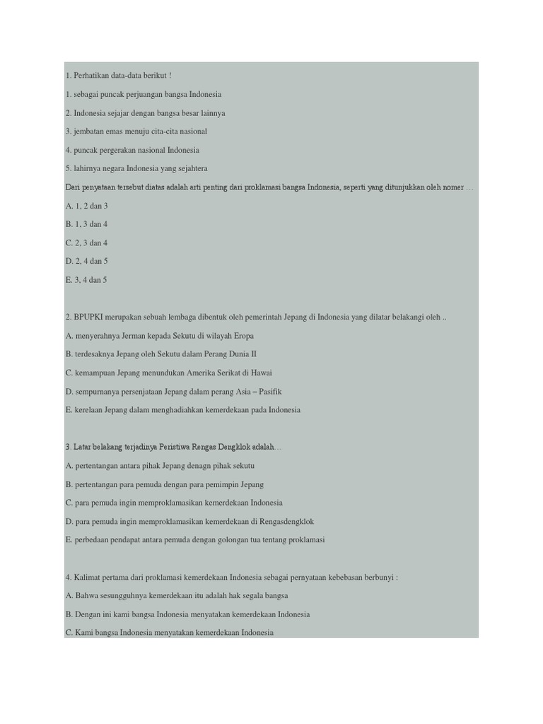 Kumpulan Soal Internet