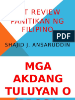 Let Review Panitikan NG Filipino