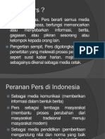 Pengaruh Pers Terhadap Masyarakat Indonesia