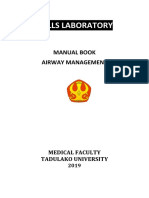 Skills Laboratory: Manual Book Airway Management
