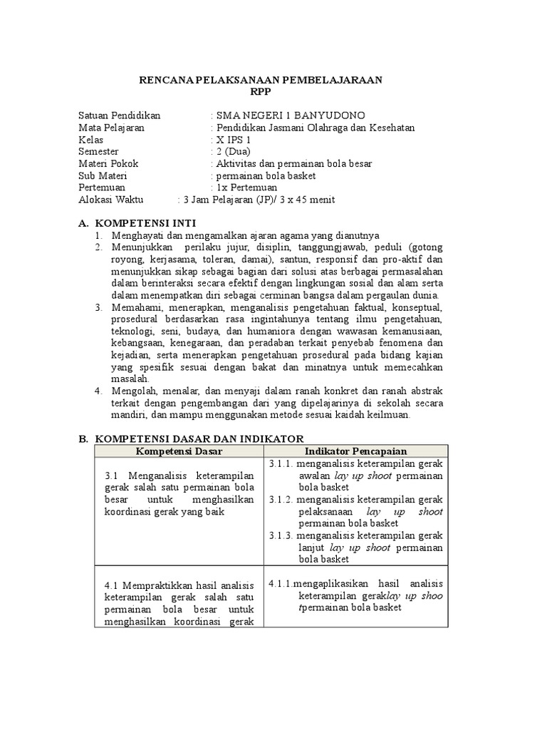 Rpp Lkpd Bola Basket