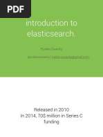 Introduction To Elasticsearch.: Ruslan Zavacky