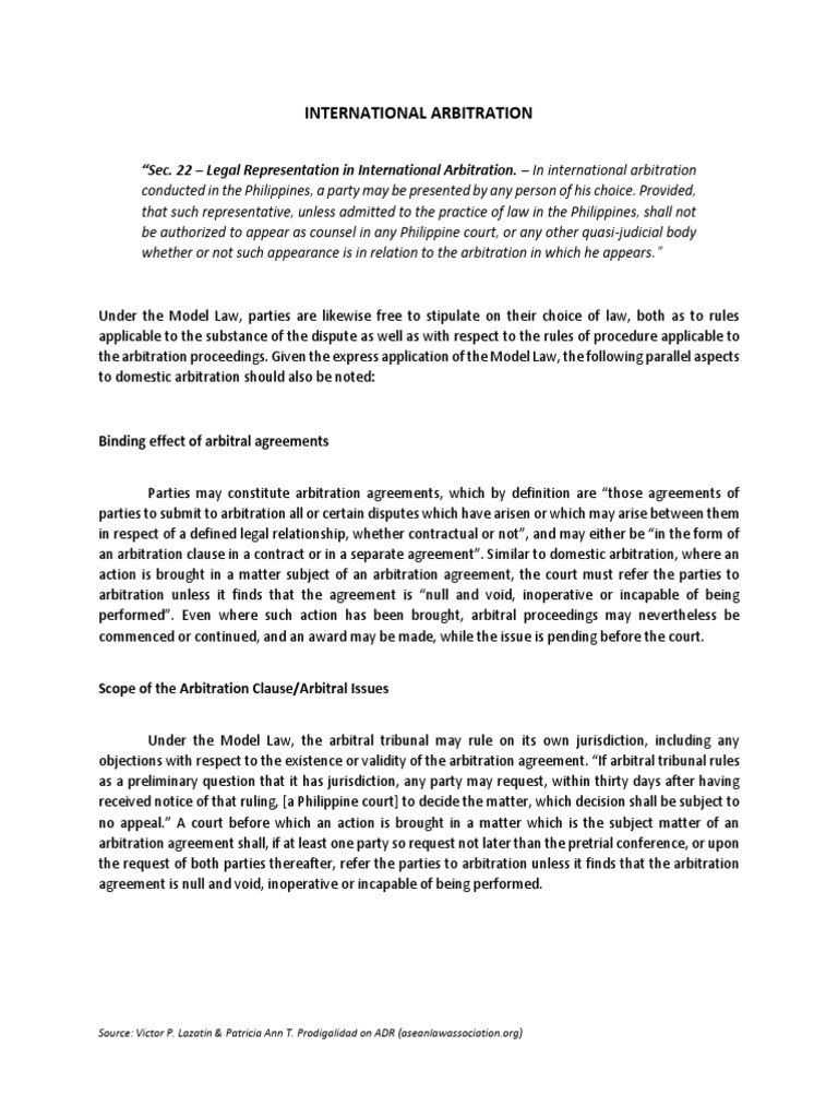 International Arbitration Guidelines | PDF | Arbitration | Arbitral ...