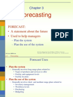 Forecasting: Forecast: - A Statement About The Future - Used To Help Managers