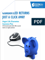 Guaranteed Returns Just A Click Away: Aegon Life Iguarantee Insurance Plan