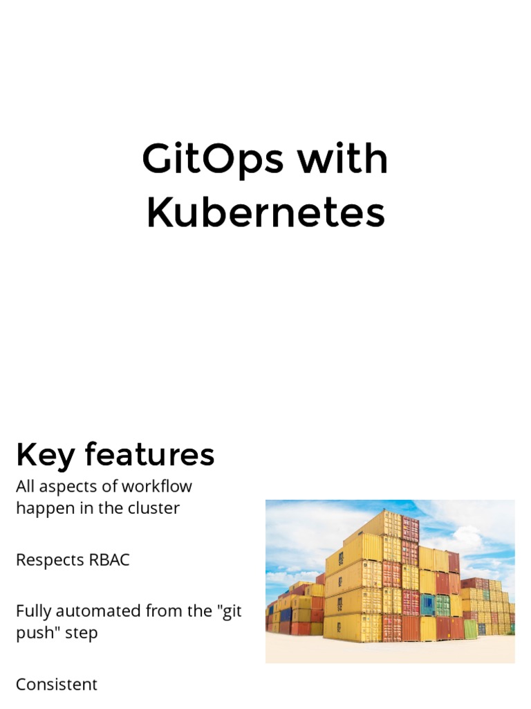 Implementing GitOps with Kubernetes | PDF