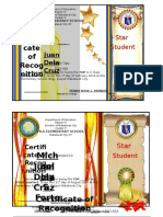 Award Certificates EDITABLE