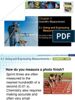 Scientific Measurement: 3.1 Using and Expressing Measurements