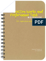 Agriculture Activity Notebook