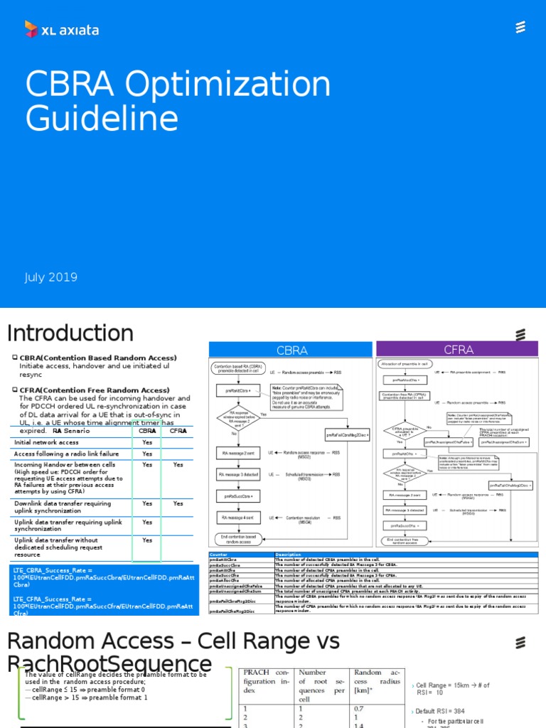 CBRA Optimization Guidelines for LTE | PDF | Information And ...