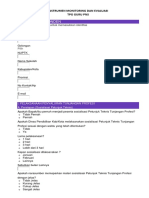 Instrumen Monitoring Dan Evaluasitunjangan Profesi