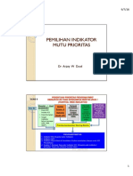 Pemilihan Indikator Mutu Prioritas PDF
