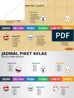 Contoh Jadwal Piket Kelas