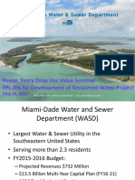 Reuse, Every Drop Has Value Seminar FPL JPA For Development of Reclaimed Water Project