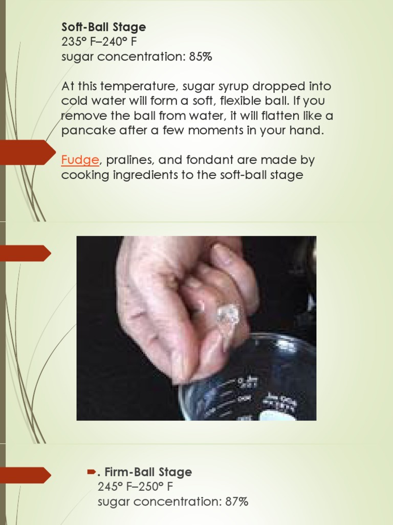 Soft Ball Stage PDF Candy Carbohydrates