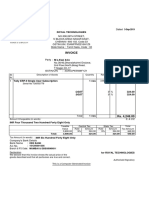 Invoice: 3-Sep-2019 Royal Technologies