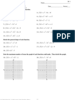 Algebra 2 - Polynomials - End Behavior