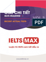 Ielts Recent Reading Actual Tests Vol 3 - Giai Chi Tiet