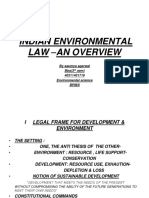 Presentation On INDIAN ENVIRONMENTAL LAW - An Overview