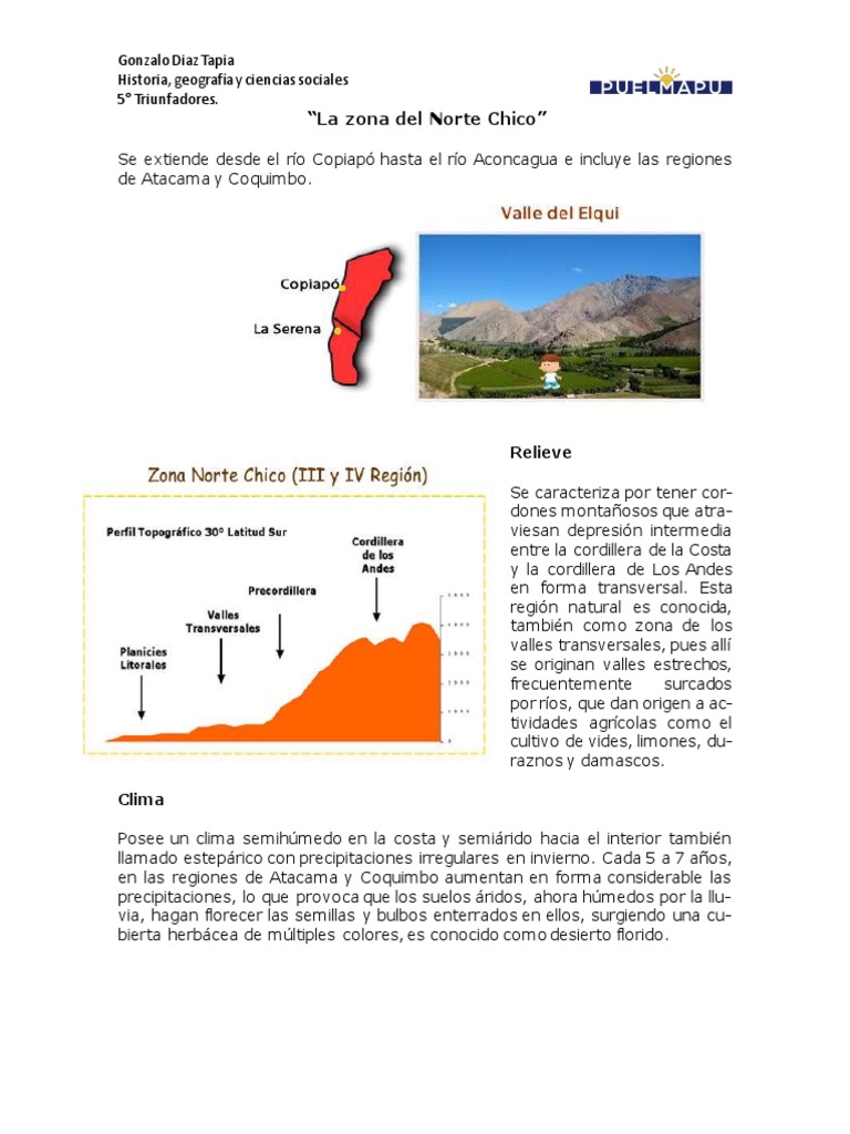 Clima y relieve del Norte Chico | PDF | Desierto | Clima