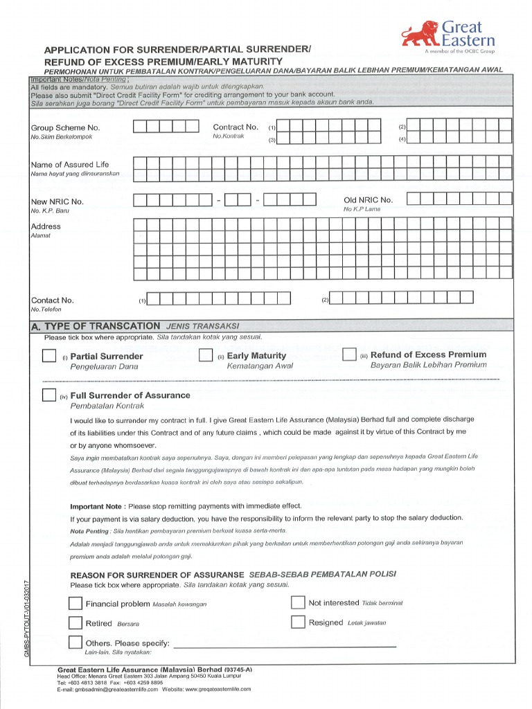 great eastern travel claim form