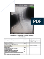 Assessment of Radiograph Cervical RAO