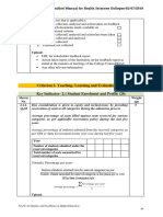 Criterion 2-Teaching - Learning and Evaluation (280) Key Indicator - 2.1 Student Enrolment and Profile (20