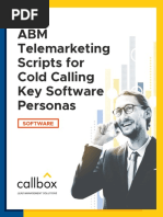 ABM Telemarketing Scripts For Cold Calling Key Software Personas