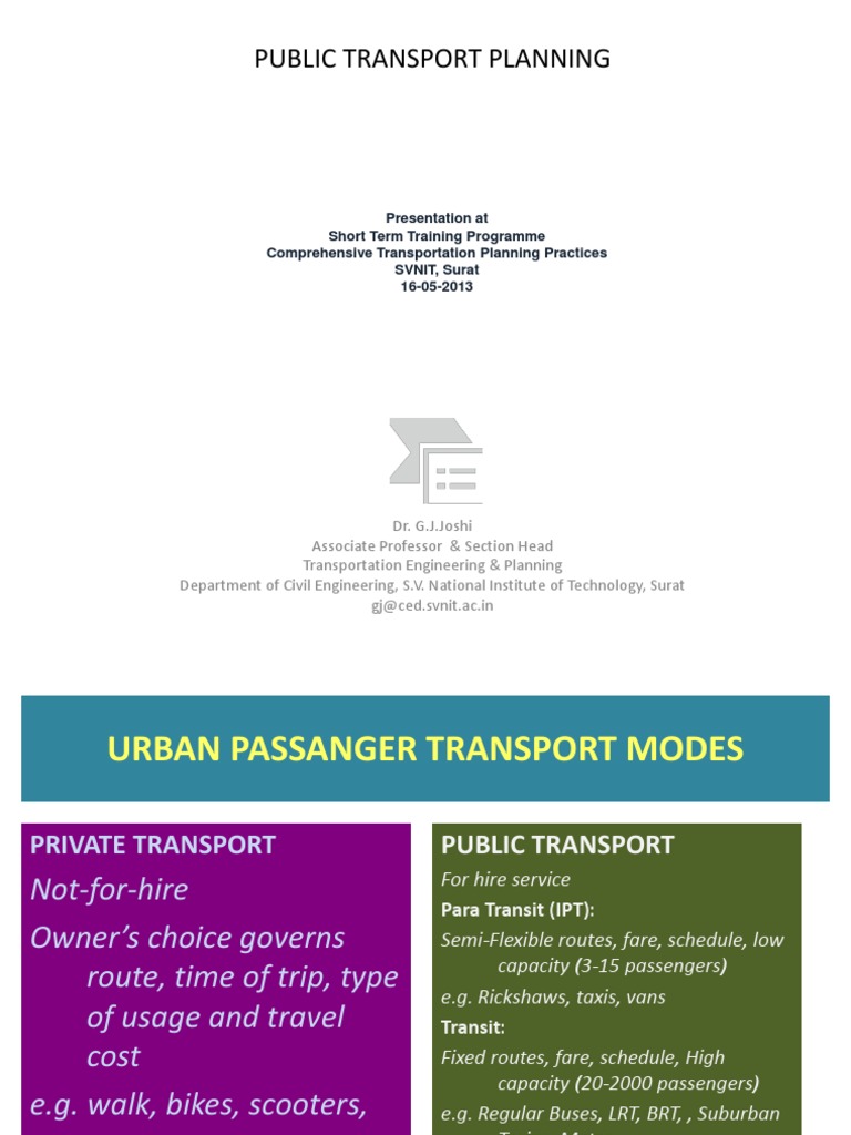 Public Transport Planning | PDF | Light Rail | Public Transport