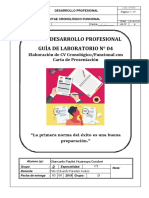 Curso: Desarrollo Profesional Guía de Laboratorio #04