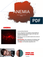 Anemia: Shannen Kate N. Tercenio PM401