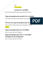 Links Operatividad de Las Variables