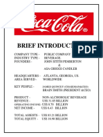 Coca-Cola's Global Success Story