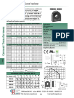 PCB Mounted Current Transformers for AC Current Sensing