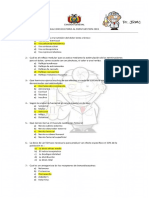 2do Examen de Residencia Medica 2019