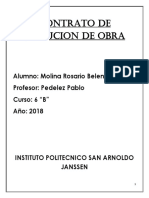 Contrato de Ejecución de Obra