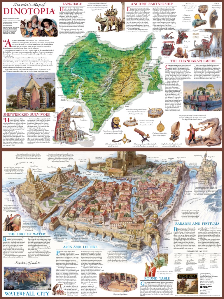 Dinotopia Map  Nature
