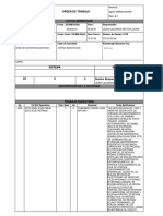 Orden de Trabajo: CP Nombre Responsable